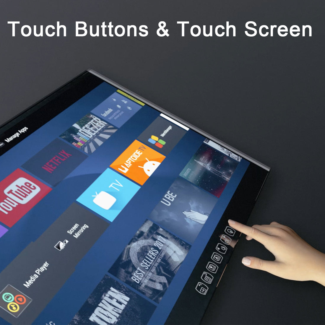 Soulaca Waterproof Bathroom Spa TV