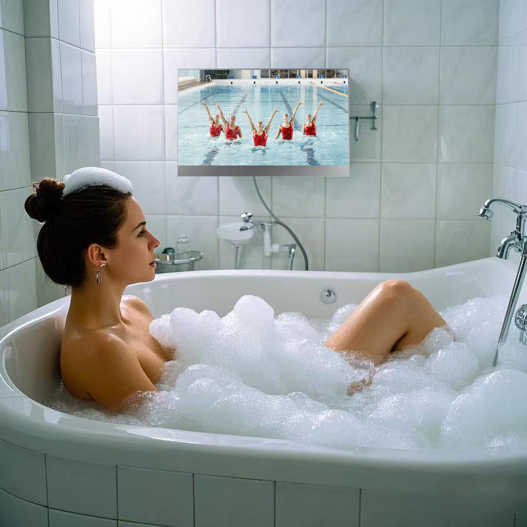 Soulaca品牌22吋浴室防水镜子智能電視香港可用DTMB-T/ 22 inch Smart Mirror TV DTMB-T HK Television Hotel SPA-Soulaca