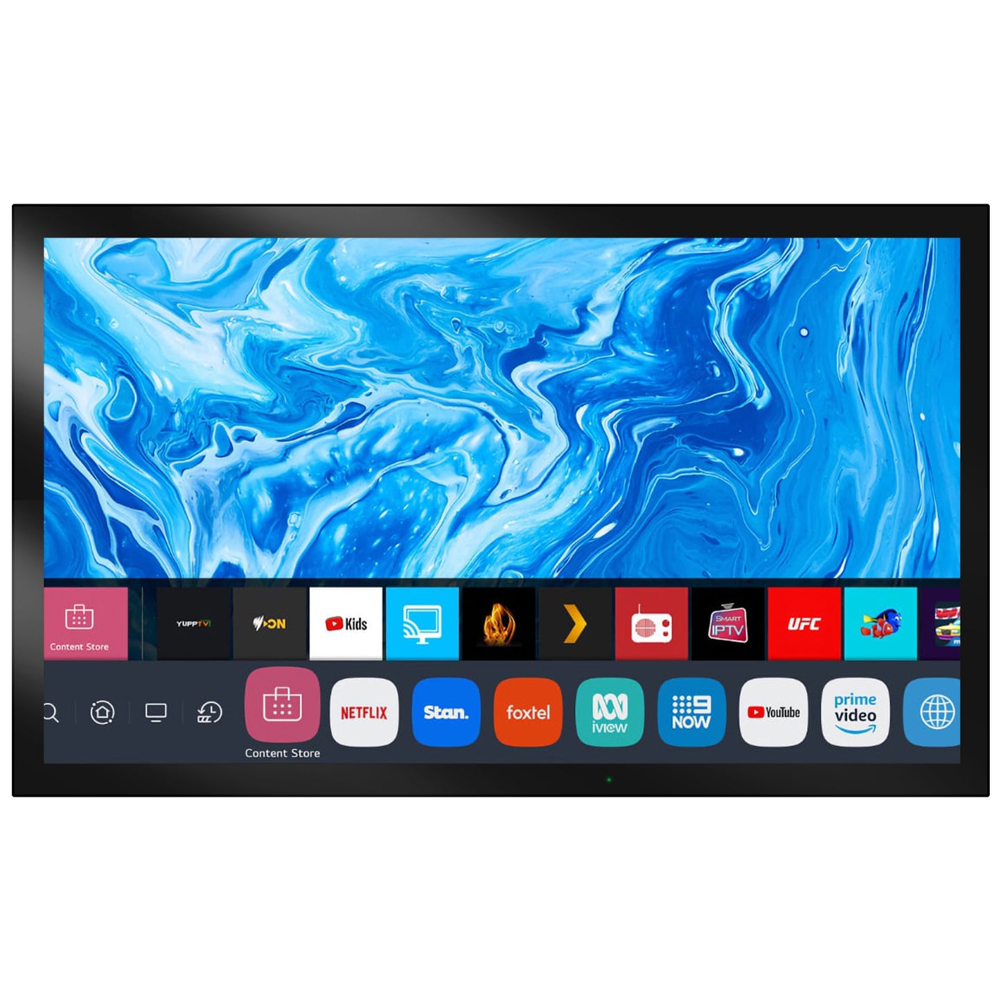 Soulaca 55 inches Waterproof Outdoor TV for Patio BBQ Entertainment webOS System Voice Control DTV Tuner