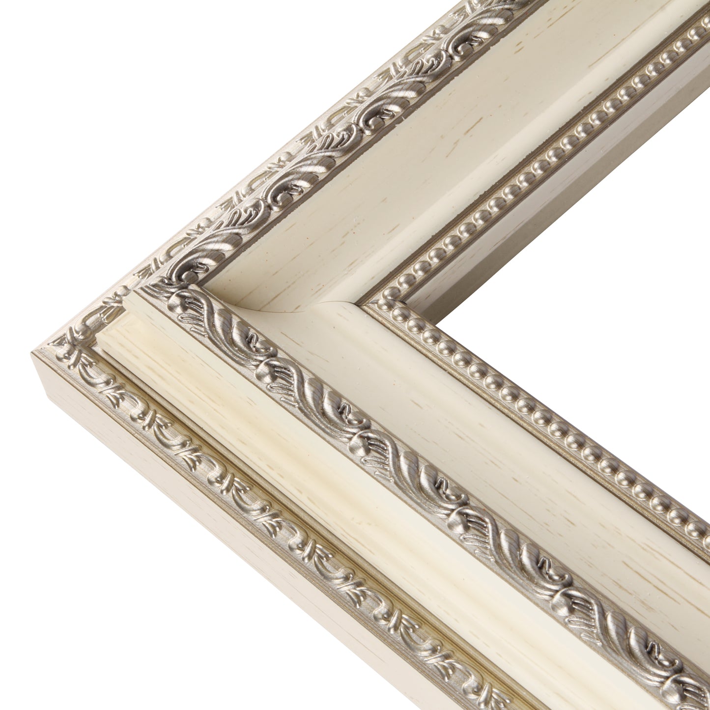 Soulaca 27 inch Smart webOS Mirror Framed TV for Bathroom Waterproof Shower Television with Ivory White Color Decorative Frame-Soulaca