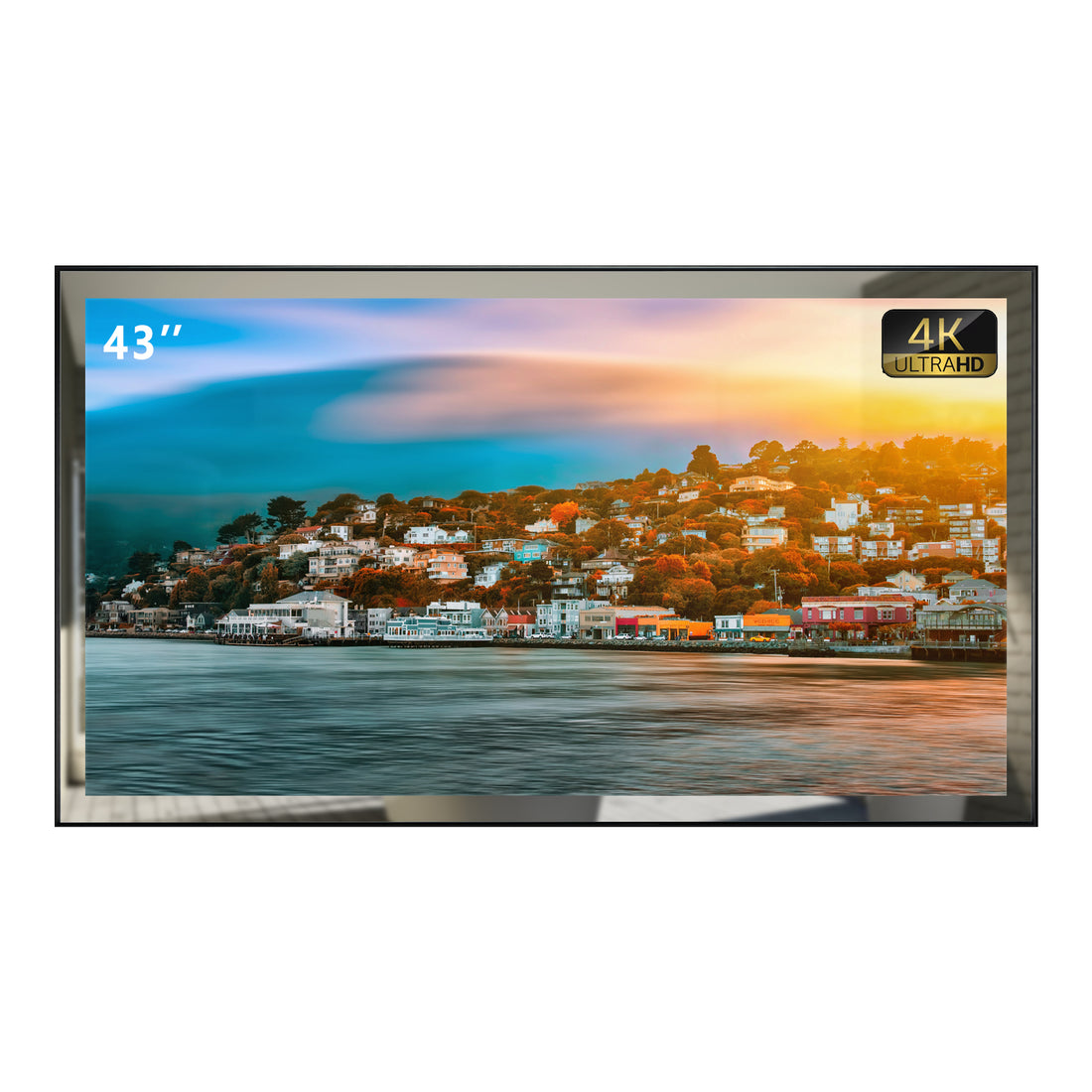 Enhance Your Bathroom Experience with the 43-Inch Mirror Waterproof TV