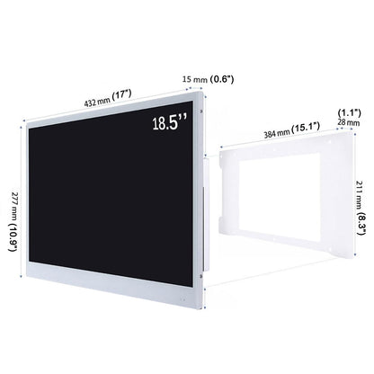 Soulaca品牌18.5吋浴室智能防水電視香港可用白色DTMB-T/ 18.5 inch Waterproof Bathroom White Color Smart LED TV Available Using in Hong Kong DTMB-T