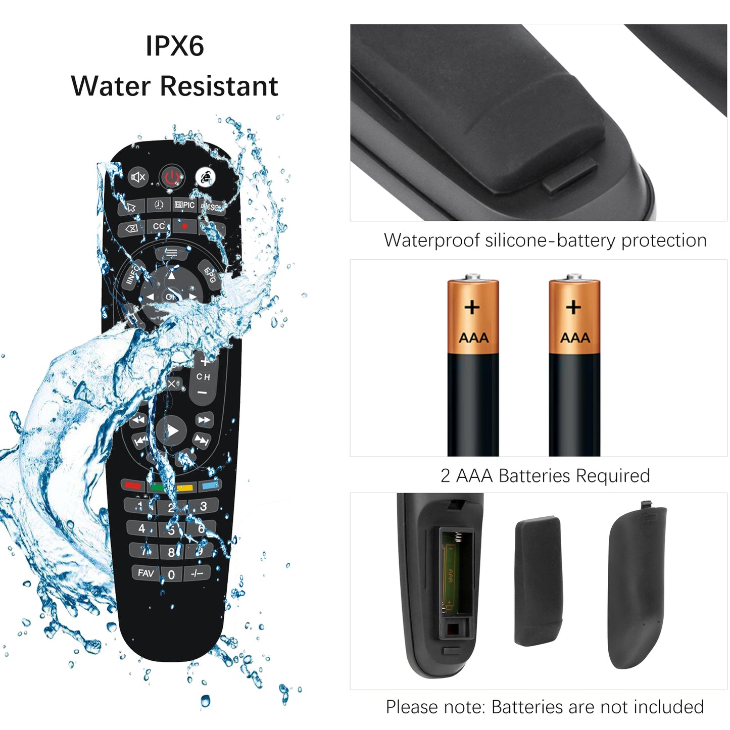 Soulaca 55 inches Waterproof Smart Android Outdoor TV 2000nits 4K Weatherproof Garden TV