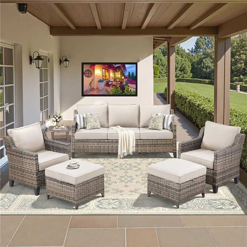 Soulaca 55 inches Waterproof Smart Android Outdoor TV 2000nits 4K Weatherproof Garden TV