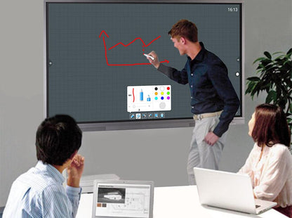 65 inches Touchscreen Electronic Interactive White Board Interactive WiFi for Meeting Office LCD Display-Soulaca