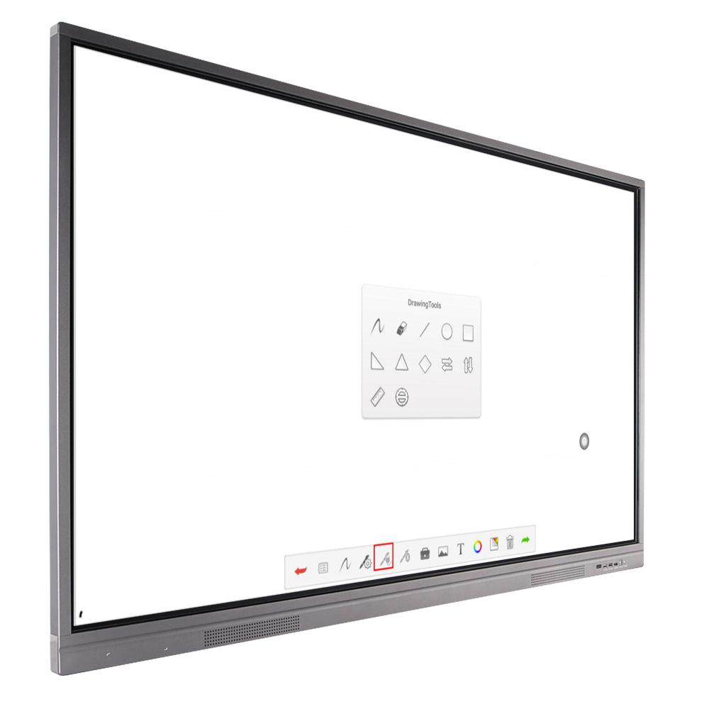 65 inches Interactive Smart Whiteboard for Meeting and Teaching Room with Rolling TV Stand-Soulaca