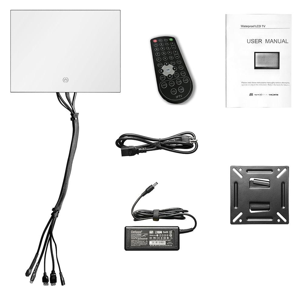 Soulaca 10.6" Magic Mirror Waterproof LED TV Bathroom Shower Room M106FN-Soulaca