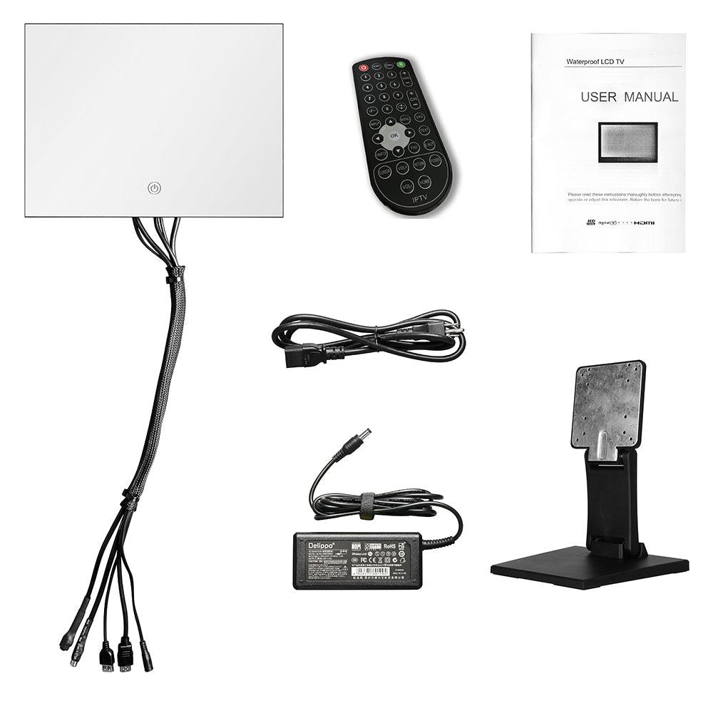 Soulaca 10.6" Magic Mirror Waterproof LED TV Bathroom Shower Room M106FN-Soulaca