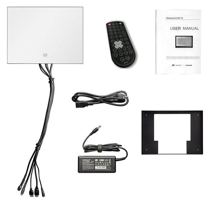Soulaca 10.6" Magic Mirror Waterproof LED TV Bathroom Shower Room M106FN-Soulaca